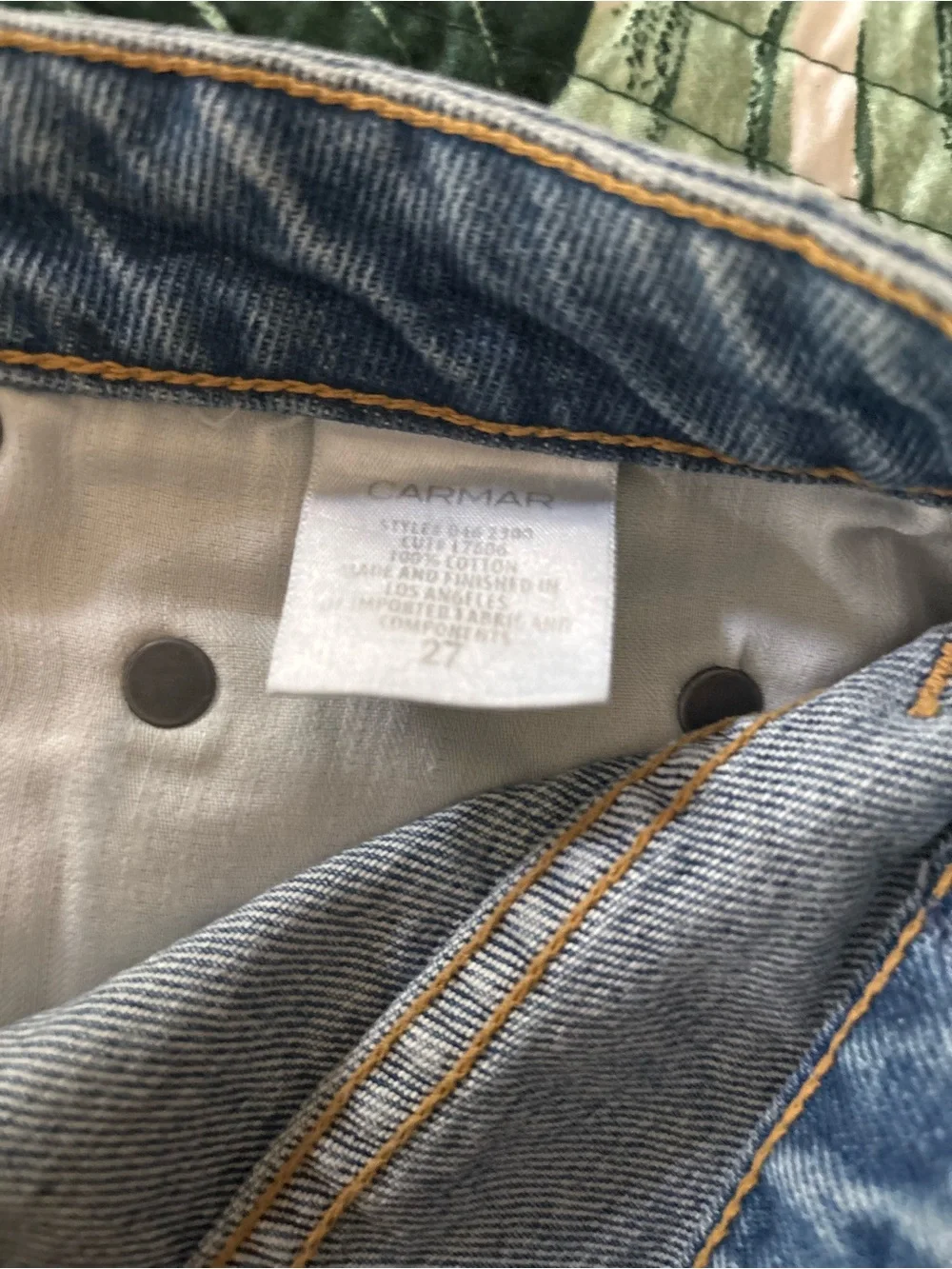 Carmar Blue Distressed Jeans - Classic Ripped Style